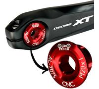 F26 SL M20 x 1 Tuning, manivelle de vélo, convient pour VTT & Road Hollowtech II manivelles I Deore I SLX I XT I XTR I 105 I Ultegra I Dura Ace (rouge)