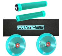 F26 Stunt-Scooter Rechange Odi Slx Poignées 110mm Abec11 Rouleaux Grip Turquoise