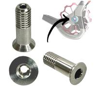 F26 Titane M5 x 15 mm schaltröllchen SL Vis, naturel