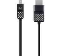 F2Cd080Bt06 Mini Display Port To Hdmi Cable, 6 Feet (1.8 M), 4K (Compatible For Macbook Air, Macbook Pro And Other Mini-Dp Enabled Devices) \U2013 Black