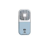 F30PRO Ventilateur de Cou Pliable, Refroidissement, Réfrigération de Bureau, Ventilateur USB Portable, Camping, Silencieux, Ventilador Blanc-Bleu