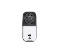 F30PRO Ventilateur de Cou Pliable, Refroidissement, Réfrigération de Bureau, Ventilateur USB Portable, Camping, Silencieux, Ventilador Noir-Blanc