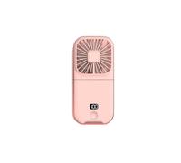 F30PRO Ventilateur de Cou Pliable, Refroidissement, Réfrigération de Bureau, Ventilateur USB Portable, Camping, Silencieux, Ventilador Rose