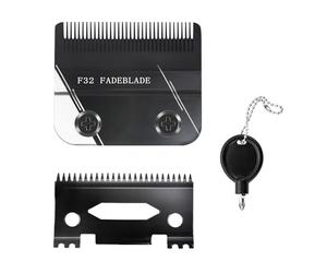 F32 Lames de rechange haute précision zéro réglables compatibles avec Wahl 5 Star Vapor Clipper Professional F32 Fadeout Blade