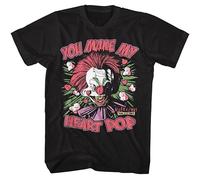 f34rRT Killer Klowns Heart Pop Black Movie Shirt
