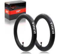 F3i-12z 2 Inner Tubes 12 1/2 X 2 1/2 (12.5 X 2.5) 12 Inches 12.5 X 2.25 With Av32 Mm Schrader Valve,For Bike,Scooter,Electric Scooter Razor Pocket Mod Bella Chrissy Hannah Montana
