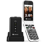 F3Plus 4G Téléphone À Clapet,Conçu Pour Les Personnes Âgées,Grosses Touches,Gros Volume,Batterie 1400Mah,Bouton Sos,Numérotation Rapide(M1/M2),Facile À Utiliser