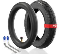 F3t-Iz3 Tyre And Inner Tube 10 X 2 (10 X 2.125) 10 Inches With Straight Valve, Compatible With Smart Electric Balance Scooter, Bike, Tricycle, Stroller, Jogger Trikes 3 Wheels