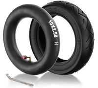 F3t-W25 10 X 2.5 Tyre And Inner Tube With 90° Angled Valve For Electric Bike, Scooter, 10 X 2.50 Inches, Inflatable Tyres With Wheels Front/Rear