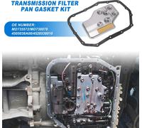 F4A32 F4A33 Kit De Filtre De Transmission Automatique Cvt Kit De Filtre De Refroidisseur D'Huile Joint De Carter D'Huile pour Mitsubishi Eclipse 1990-1999 No.Md735572-Lot De 2.