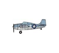 Maquettes Avions : Set De 4 Mini Avions F4f-4 Wildcat-Trumpeter