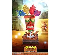 First4Figures Figurine Réplique Aku Aku Crash Bandicoot taille réelle 65 cm Résine Peinte à la main