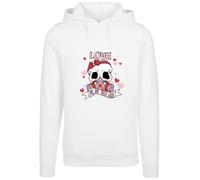 F4NT4STIC Pull-over 'Anti Valentinstag Love Is In The Air' rose / rouge vif / noir / blanc, Taille XXL
