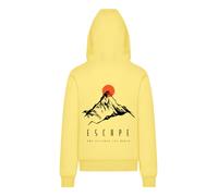F4NT4STIC Pull-over 'Escape Discover the World Mountain' citron, Taille M