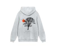 F4NT4STIC Pull-over 'Escape Discover the World Tree Birds' gris clair, Taille XXXL