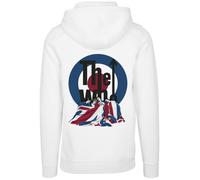 F4NT4STIC Pull-over 'The Who Flag Blanket' bleu marine / bourgogne / noir / blanc, Taille S