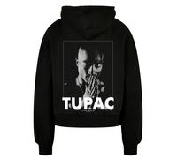 F4NT4STIC Pull-over 'Tupac Shakur Praying' gris / noir / blanc, Taille 4XL