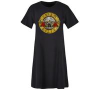 F4NT4STIC Robe 'Guns 'n' Roses Vintage Classic Logo Black' jaune / vert / rouge / noir / blanc, Taille 46