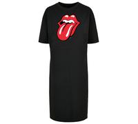 F4NT4STIC Robe 'The Rolling Stones Zunge' rouge / noir, Taille 48