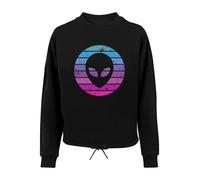 F4NT4STIC Sweat-shirt 'Alien Kopf' azur / violet / violet rouge / noir, Taille XL