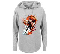 F4NT4STIC Sweat-shirt 'BASKETBALL' bleu clair / gris chiné / rouge / noir / blanc, Taille S