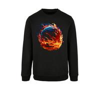 F4NT4STIC Sweat-shirt 'Basketball' bleu / orange / noir, Taille 5XL