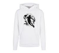 F4NT4STIC Sweat-shirt 'Basketball Spieler' gris / noir / blanc, Taille M