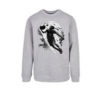 F4NT4STIC Sweat-shirt 'Basketball Spieler' gris / noir / blanc, Taille XXXL