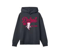 F4NT4STIC Sweat-shirt 'Betty Boop Detroit MI. Est 1930' rouge / noir, Taille S