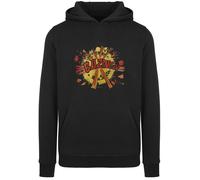 F4NT4STIC Sweat-shirt 'Big Bang Theory Bazinga Explosion' jaune / orange / rouge / noir, Taille L