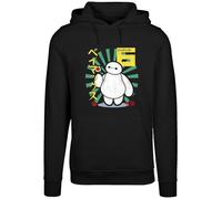 F4NT4STIC Sweat-shirt 'Big Hero 6 Baymax Lollypop' jaune / vert / noir / blanc, Taille L