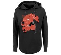 F4NT4STIC Sweat-shirt 'Big Hero 6 Baymax Suite' rouge néon / noir / blanc, Taille L