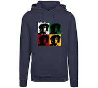 F4NT4STIC Sweat-shirt 'Bob Marley' bleu-gris / mélange de couleurs, Taille XS