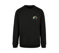 F4NT4STIC Sweat-shirt 'Colorfood Collection - Rainbow Apple' mélange de couleurs / noir, Taille 5XL
