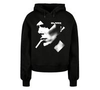 F4NT4STIC Sweat-shirt 'David Bowie Smoke' gris chiné / noir, Taille 4XL