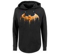 F4NT4STIC Sweat-shirt 'DC Comics Batman Arkham Knight Halloween Moon Mond Logo Fill' beige / marron / noir, Taille M