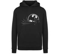 F4NT4STIC Sweat-shirt 'DC Comics Batman Spot' gris / gris clair / gris foncé / noir, Taille M