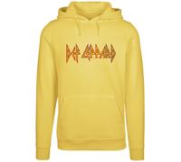 F4NT4STIC Sweat-shirt 'Def Leppard' jaune / curry / rouge rubis, Taille XXL