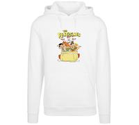 F4NT4STIC Sweat-shirt 'Die Familie Feuerstein The The Ride' jaune / rouge / noir / blanc cassé, Taille 4XL