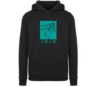 F4NT4STIC Sweat-shirt 'Disney Arielle die Meerjungfrau Hair Stroke' bleu cyan / noir, Taille XS