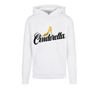 F4NT4STIC Sweat-shirt 'Disney Cinderella Shoe Logo' jaune d'or / noir / blanc, Taille XXXL