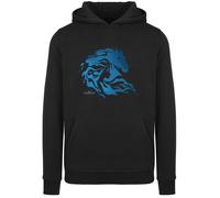 F4NT4STIC Sweat-shirt 'Disney Frozen 2 Nokk Silhouette' turquoise / noir, Taille L