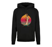 F4NT4STIC Sweat-shirt 'Disney König Der Löwen Timon Sunset' vert / orange / rose / noir, Taille M