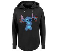 F4NT4STIC Sweat-shirt 'Disney Lilo And Stitch Little Devils' bleu / violet / rouge / noir, Taille S