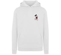 F4NT4STIC Sweat-shirt 'Disney Mickey Mouse Kickin Retro Pocket' rouge / noir / blanc, Taille L