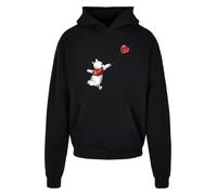 F4NT4STIC Sweat-shirt 'Disney Winnie The Pooh Winnie & Balloon' gris / rouge foncé / noir / blanc, Taille S
