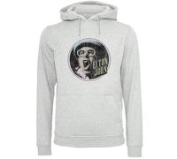 F4NT4STIC Sweat-shirt 'Elton John Vintage Circle' gris / noir, Taille 4XL