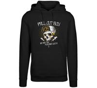 F4NT4STIC Sweat-shirt 'Fall Out Boy Chest Youth Skull' jaune / noir / blanc, Taille 4XL