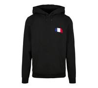 F4NT4STIC Sweat-shirt 'France Frankreich Flagge Fahne' mélange de couleurs / noir, Taille L