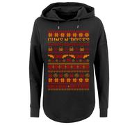 F4NT4STIC Sweat-shirt 'Guns And Roses' orange / noir, Taille L